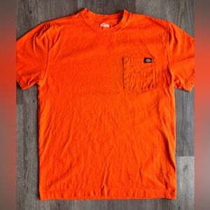 Dickies Orange Heavyweight Pocket Tee Sz.M